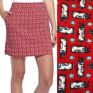 Izod Golf Club Print Skort